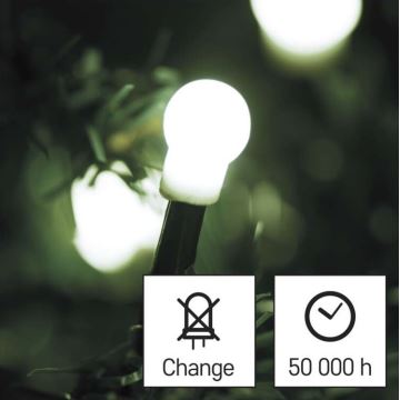 Guirlande de Noël LED extérieur 300xLED/35m IP44 blanc froid