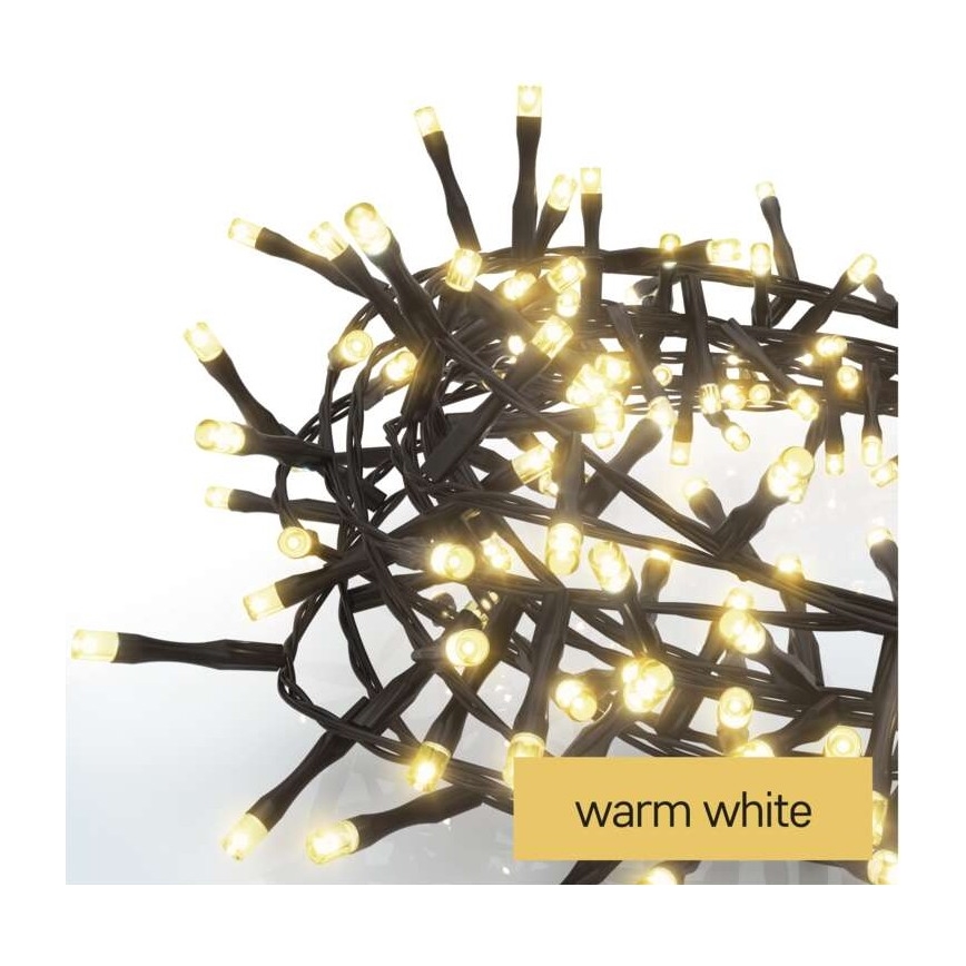 Guirlande de Noël LED extérieur 400xLED/13m IP44 blanc chaud