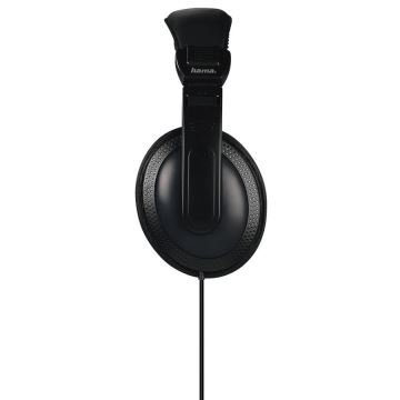 Hama - Casque filaire avec câble de 6m noir