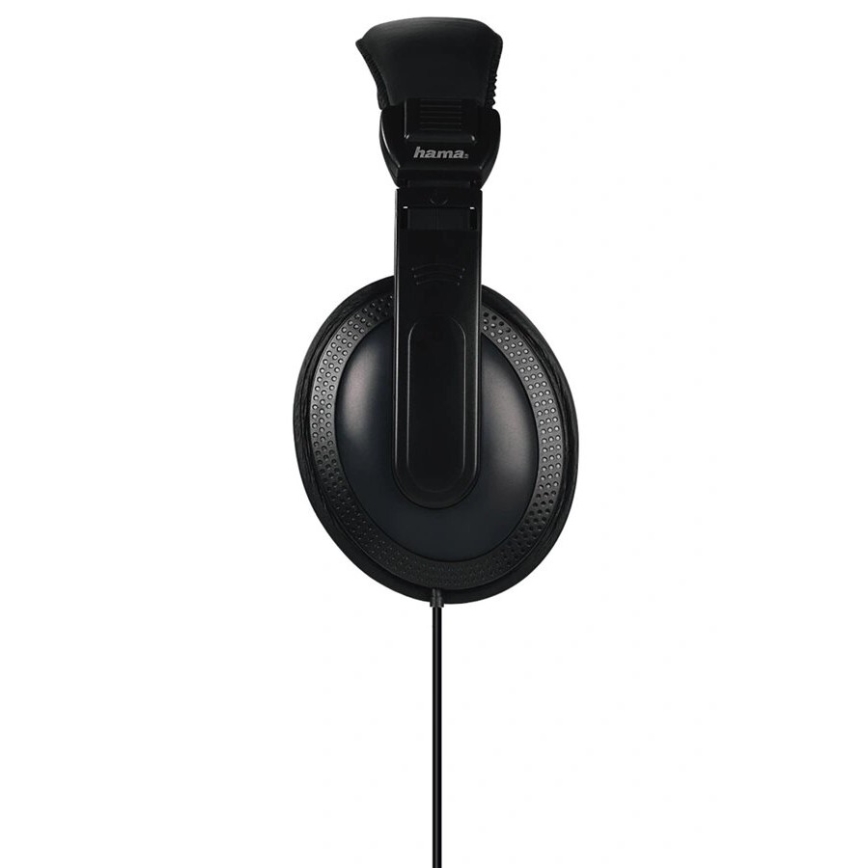 Hama - Casque filaire avec câble de 6m noir