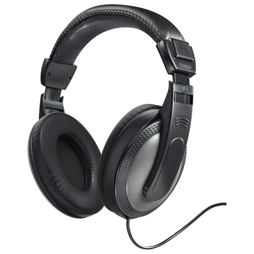 Hama - Casque filaire noir/argent