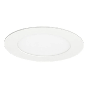 Hangende LED Badkamer plafond verlichting VEGA LED/6W/230V 2800K diameter 11,8 cm IP44 sneeuw wit