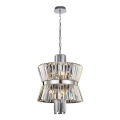 Hanglamp aan een ketting AURELIA 8xE14/40W/230V chroom