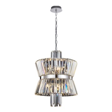 Hanglamp aan een ketting AURELIA 8xE14/40W/230V chroom