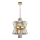 Hanglamp aan een ketting AURELIA 8xE14/40W/230V goud