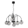 Hanglamp aan een ketting CAMBRIDGE 6xE14/60W/230V zwart