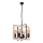 Hanglamp aan een ketting CEDRIC 4xE27/60W/230V beuken/beige