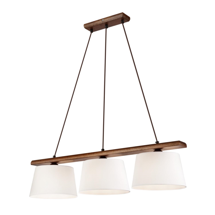 Hanglamp aan een koord AIDA 3xE27/60W/230V - FSC gecertificeerd