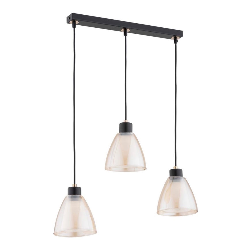 Hanglamp aan een koord ANION 3xE27/60W/230V