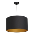 Hanglamp aan een koord ARDEN 1xE27/60W/230V d. 40 cm zwart/goud