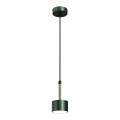 Hanglamp aan een koord ARENA 1xGX53/11W/230V groen/goud