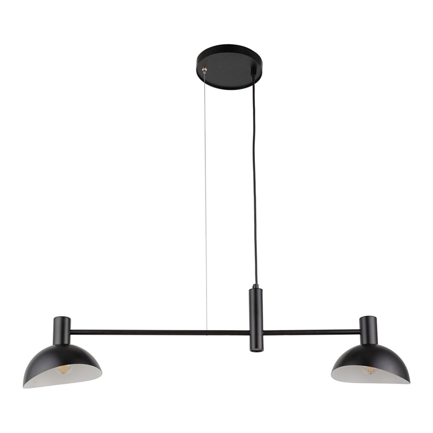 Hanglamp aan een koord ARTIS 2xE14/40W/230V zwart