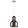 Hanglamp aan een koord BELLO 1xE27/60W/230V diameter 30 cm chroom