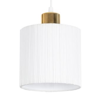 Hanglamp aan een koord BIZO 3xE27/60W/230V wit/goud