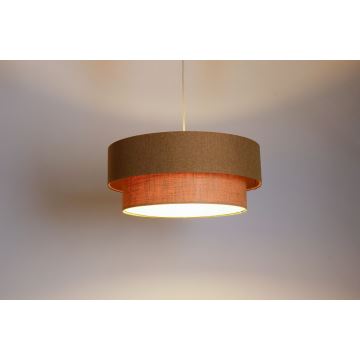 Hanglamp aan een koord BOHO TRINITI 1xE27/60W/230V bruin/beige