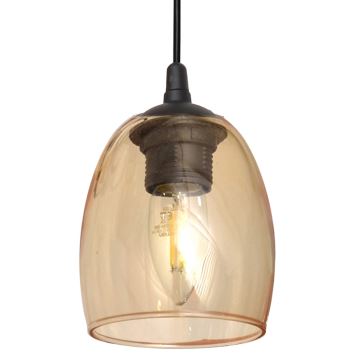 Hanglamp aan een koord BRILLANT 1xE27/60W/230V beige