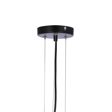 Hanglamp aan een koord CALDERA 3xE27/60W/230V zwart