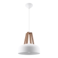 Hanglamp aan een koord CASCO 1xE27/60W/230V Berk