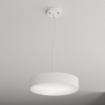 Hanglamp aan een koord CLEO 3xE27/24W/230V diameter 40 cm wit IP54