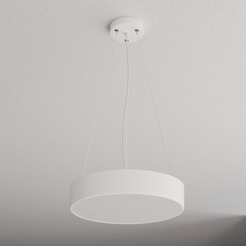 Hanglamp aan een koord CLEO 3xE27/24W/230V diameter 40 cm wit IP54