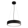 Hanglamp aan een koord CLEO 3xE27/24W/230V diameter 40 cm zwart IP54