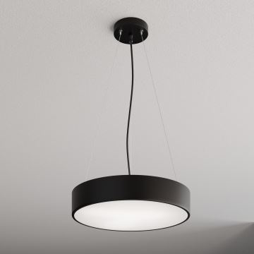 Hanglamp aan een koord CLEO 3xE27/24W/230V diameter 40 cm zwart IP54