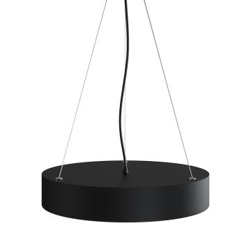 Hanglamp aan een koord CLEO 3xE27/24W/230V diameter 40 cm zwart IP54