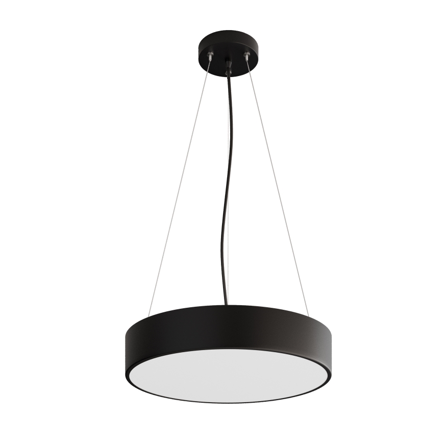 Hanglamp aan een koord CLEO 3xE27/24W/230V diameter 40 cm zwart IP54