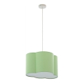 Hanglamp aan een koord CLOUD 1xE27/25W/230V groen