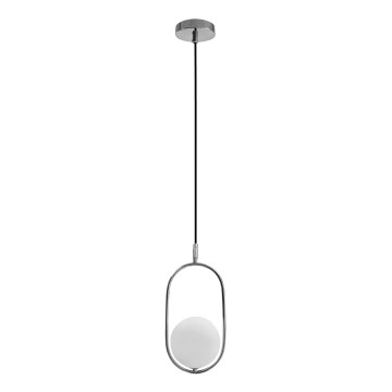 Hanglamp aan een koord CORDEL 1xG9/28W/230V glanzend chroom