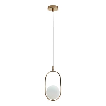 Hanglamp aan een koord CORDEL 1xG9/28W/230V goud