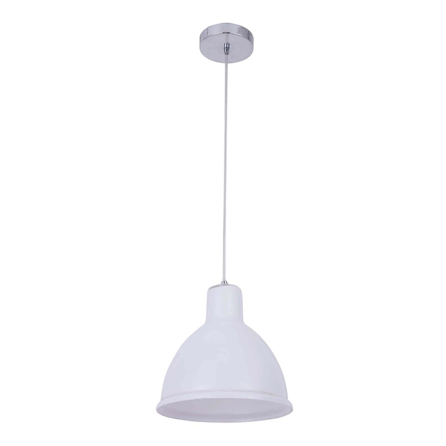 Hanglamp aan een koord CREATE 1xE27/11W/230V wit