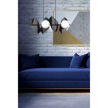 Hanglamp aan een koord DRIFTON 4xE14/10W/230V zwart