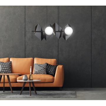 Hanglamp aan een koord DRIFTON 4xE14/10W/230V zwart