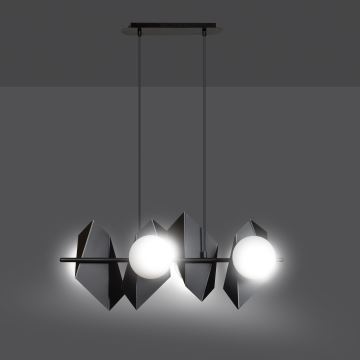 Hanglamp aan een koord DRIFTON 4xE14/10W/230V zwart