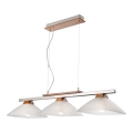 Hanglamp aan een koord ELA 3xE27/60W/230V - FSC gecertificeerd