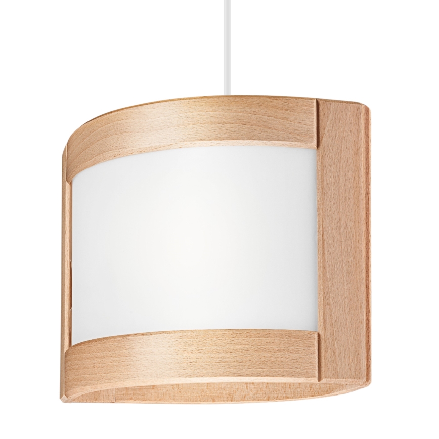 Hanglamp aan een koord ELODIE 1xE27/60W/230V eiken