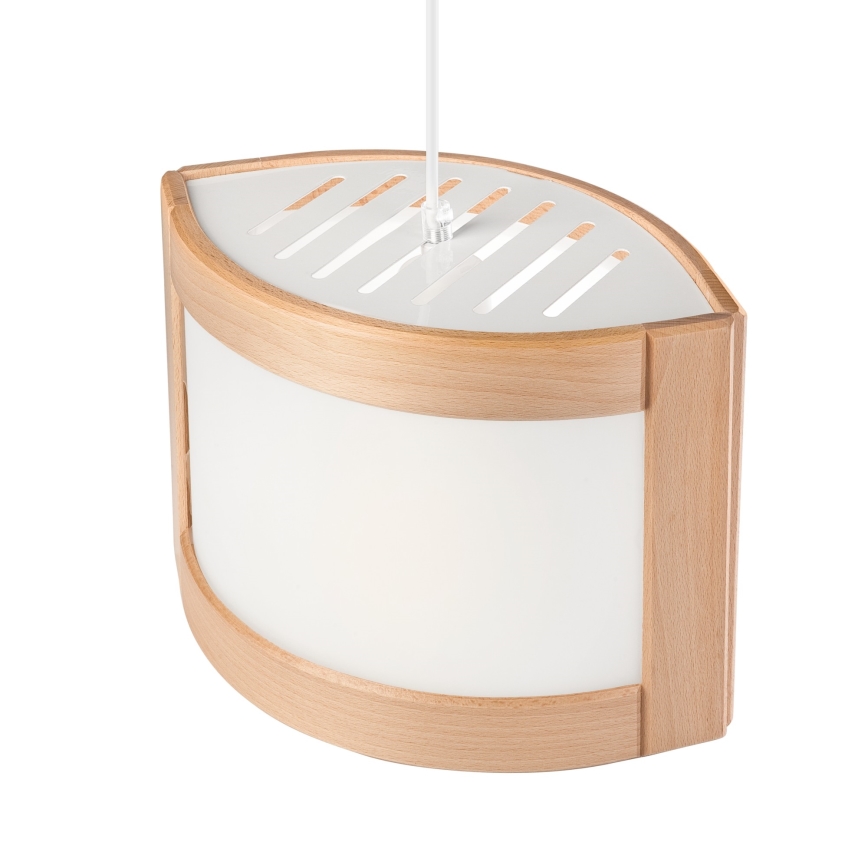 Hanglamp aan een koord ELODIE 1xE27/60W/230V eiken