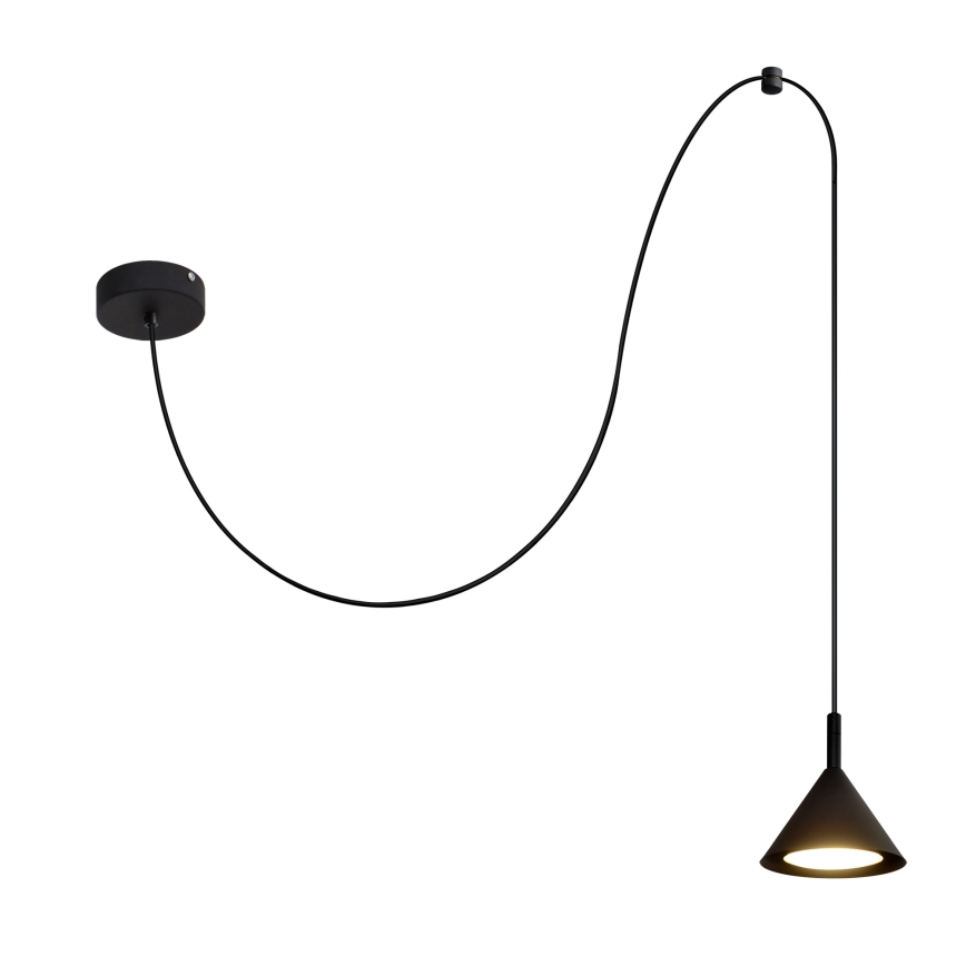 Hanglamp aan een koord ETNA 1xGX53/15W/230V zwart