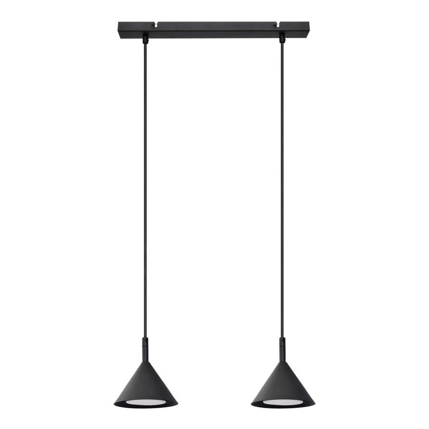 Hanglamp aan een koord ETNA 2xGX53/15W/230V zwart