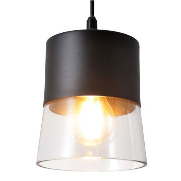 Hanglamp aan een koord FERGIE 1xE27/60W/230V zwart