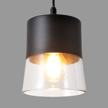 Hanglamp aan een koord FERGIE 1xE27/60W/230V zwart