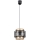 Hanglamp aan een koord GABI 1xE27/60W/230V gouden/zwart diameter 20 cm