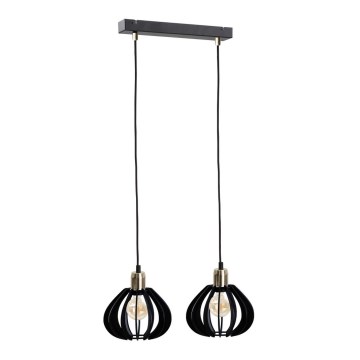 Hanglamp aan een koord GEM 2xE27/60W/230V