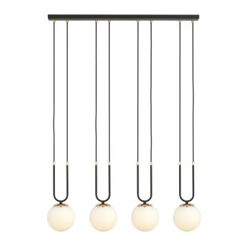 Hanglamp aan een koord GLAM 4xE14/10W/230V zwart