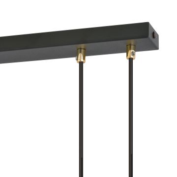 Hanglamp aan een koord GLAM 4xE14/10W/230V zwart