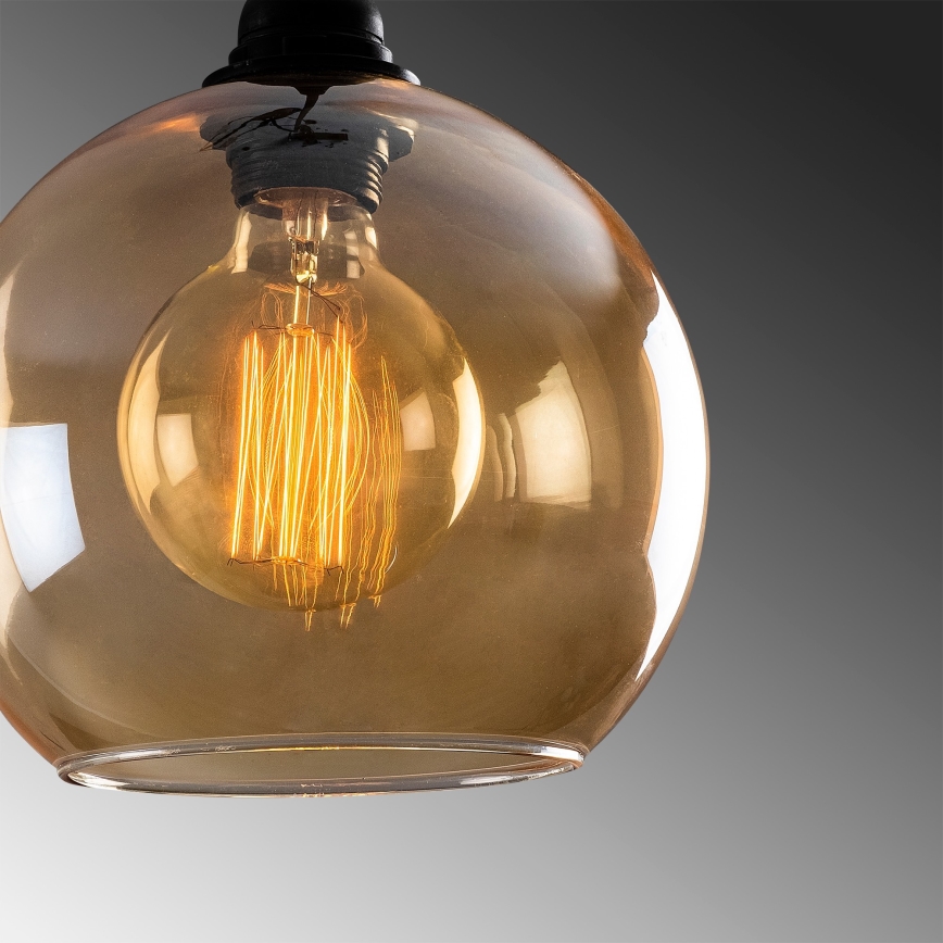 Hanglamp aan een koord GOLD 1xE27/40W/230V