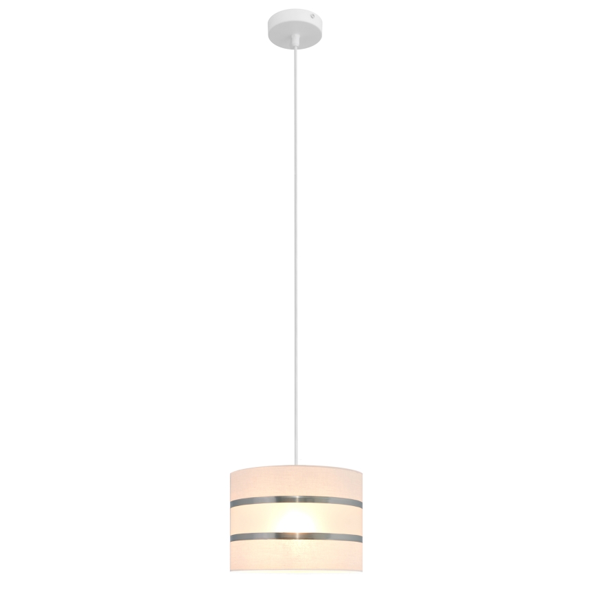 Hanglamp aan een koord HELEN 1xE27/60W/230V diameter 20 cm wit