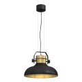 Hanglamp aan een koord HELSING 1xE27/60W/230V gouden