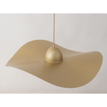 Hanglamp aan een koord KAPELLO 1xE27/60W/230V diameter 76 cm gouden